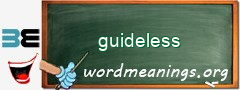 WordMeaning blackboard for guideless